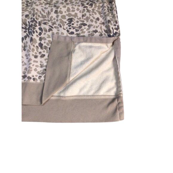 Old Navy Women Animal Print Oversized Boyfriend Vintage Tunic Crew Sweatshirt L - Picture 3 of 8